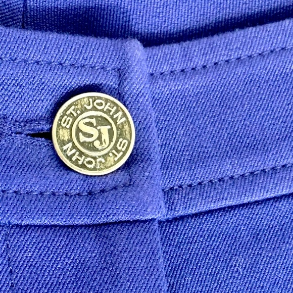 Authentic St John Sports Pants Navy Blue - Picture 7 of 8